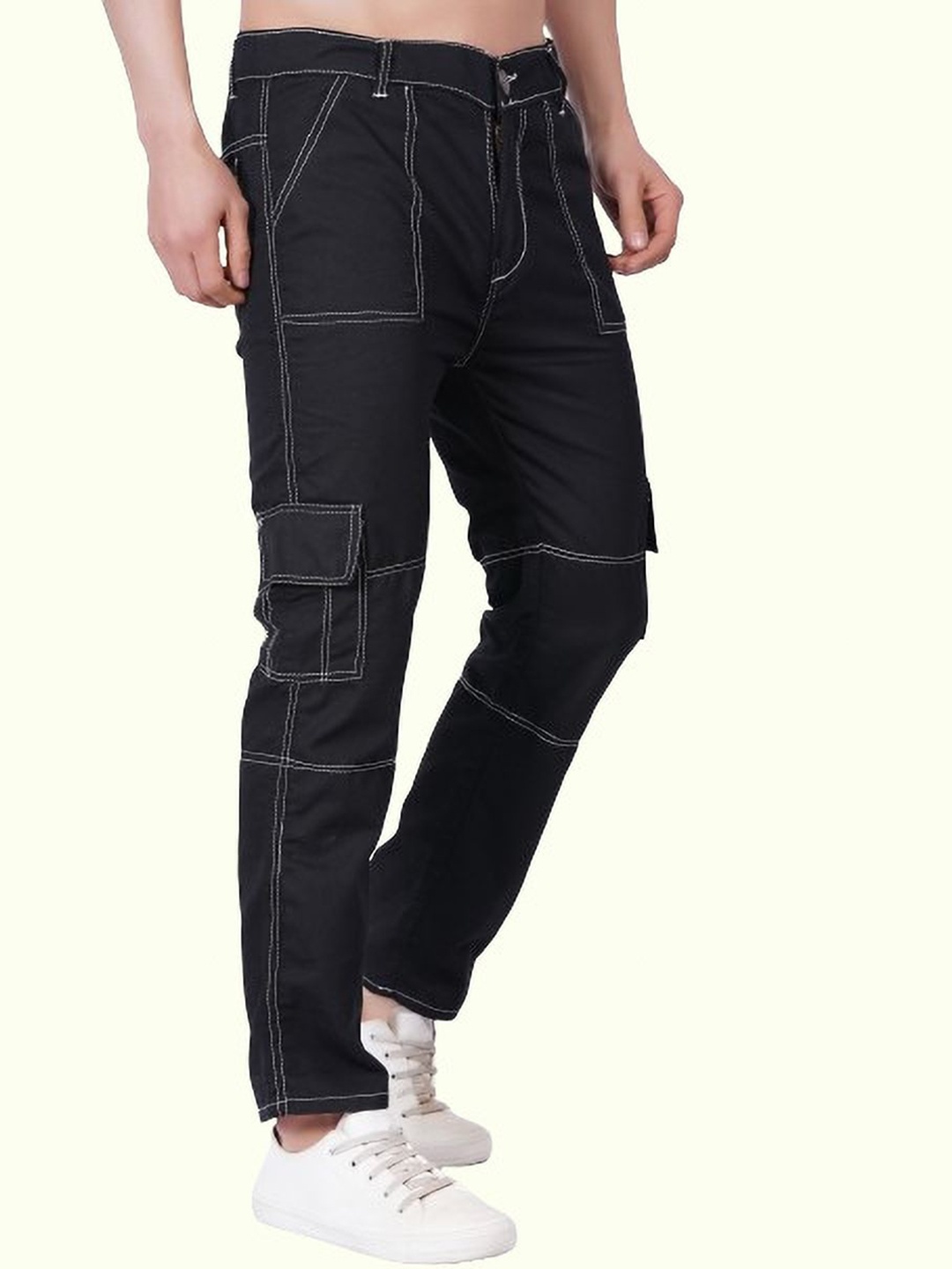 

LINARIA Men Classic Slim Fit Jeans, Black