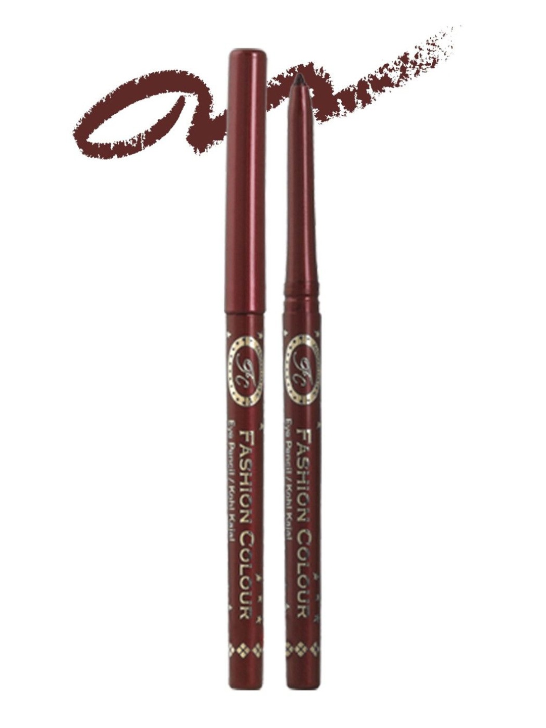 

Fashion Colour Platinum Waterproof Kohl Kajal 0.35g - Ddark Cherry 6, Brown