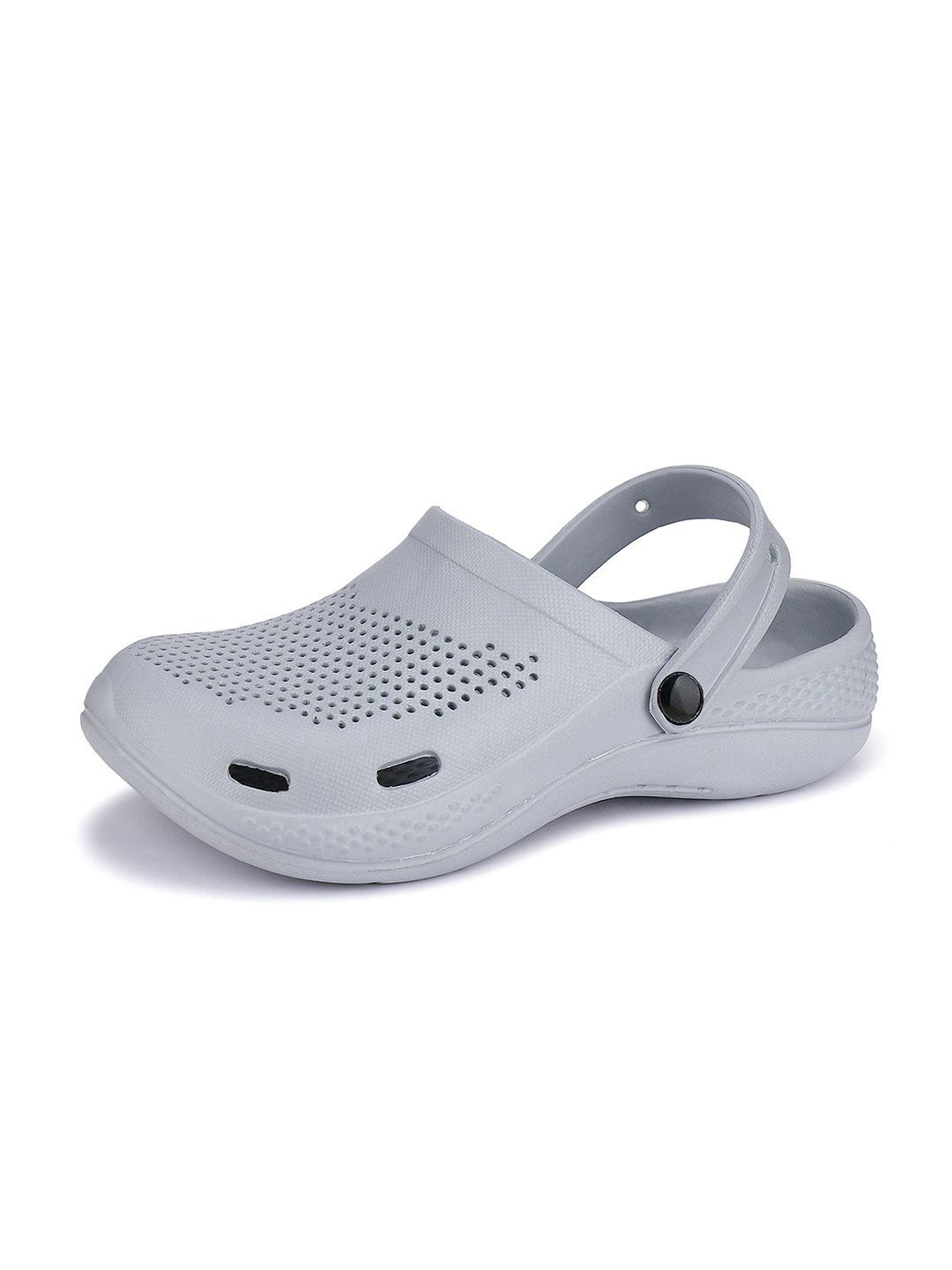 

PENNEN Men Self Design Clogs, Grey