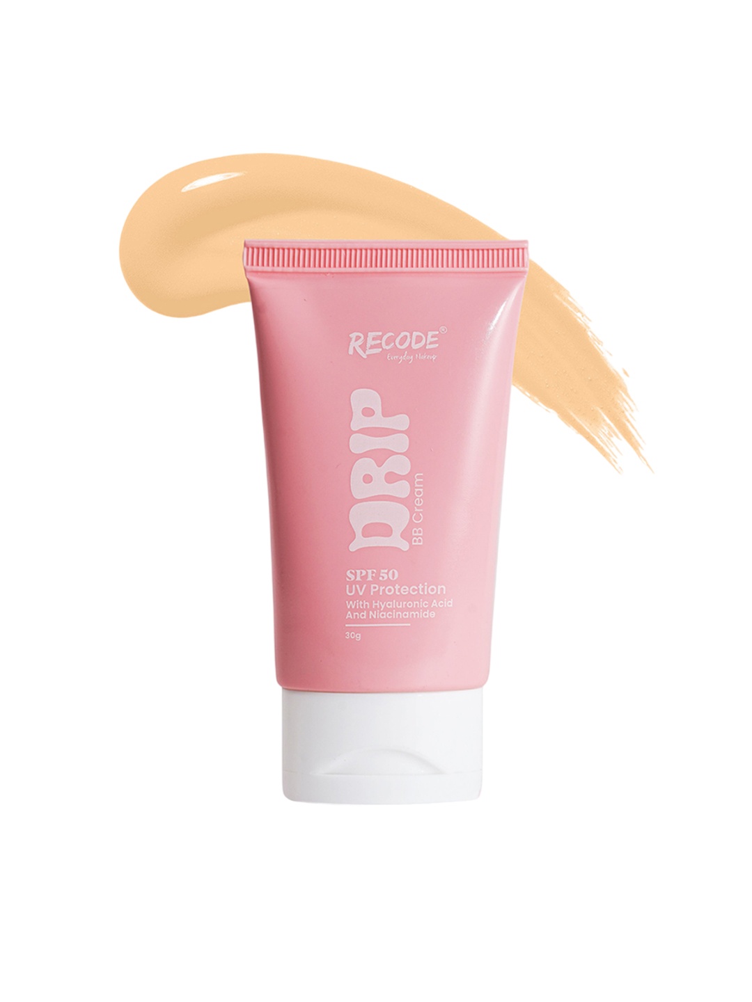 

Recode Drip BB Cream Spf 50 With Hyaluronic Acid-30g- 01 Medium, Beige