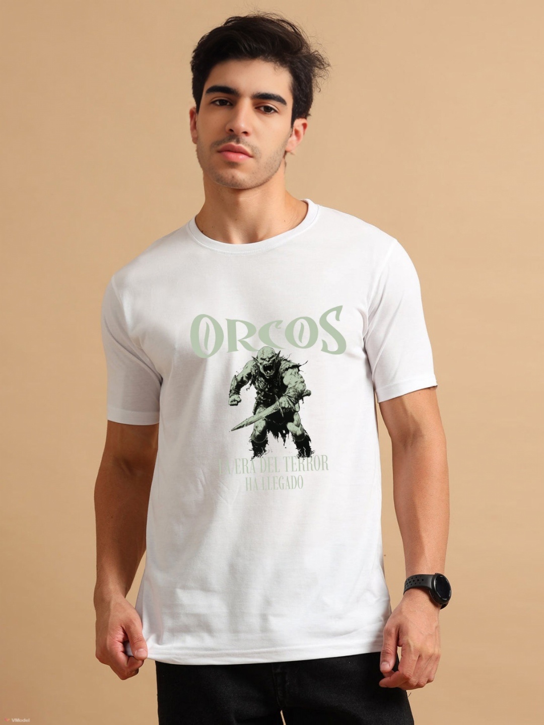 

Enciger Men Printed T-shirt, White
