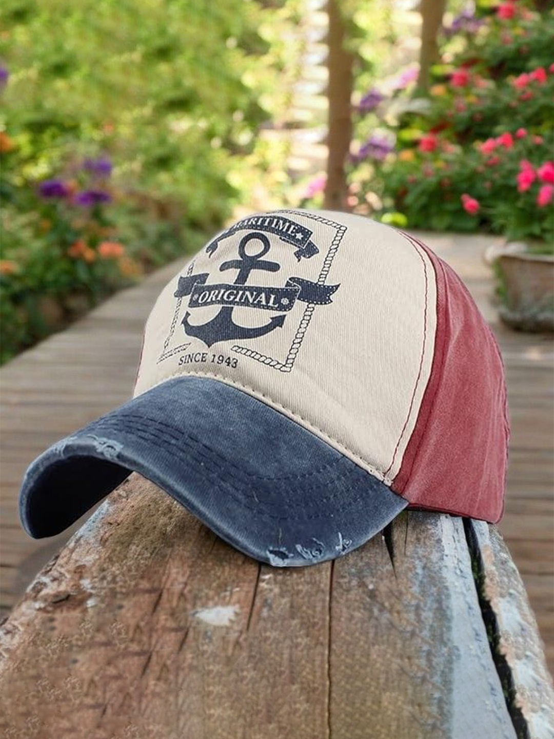 

Gildman Men Printed Baseball Cap, Red
