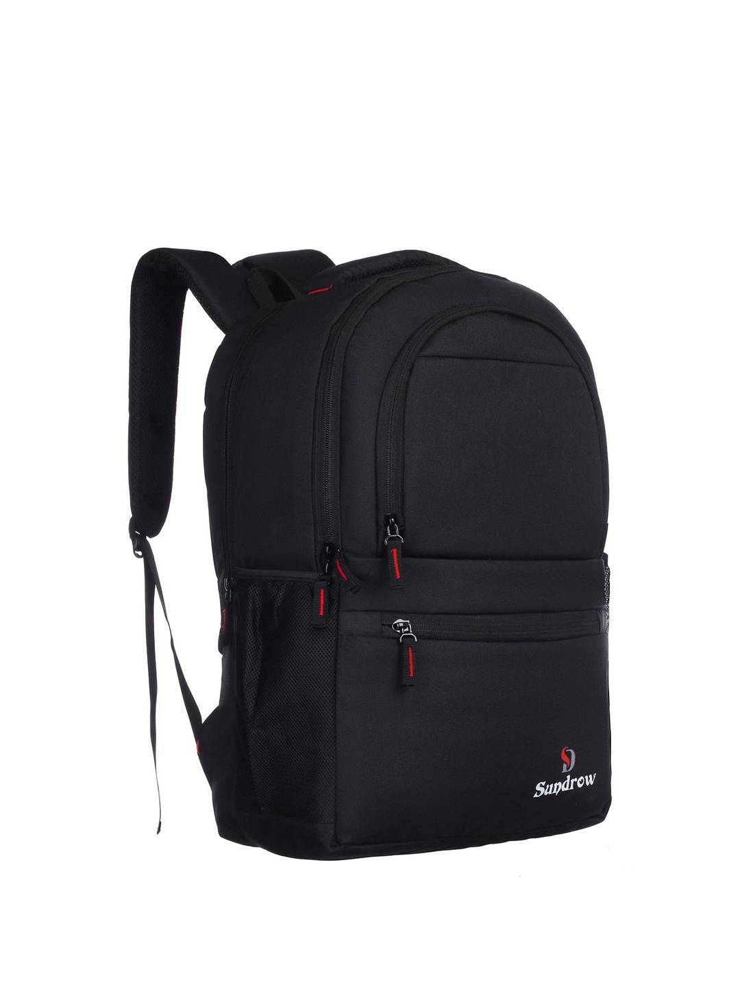 

SUNDROW Men Brand Logo Backpack, Black