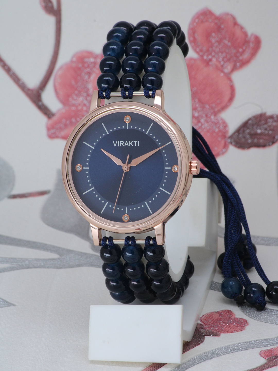 

VIRAKTI Women Brass Dial & Bracelet Style Straps Analogue Watch M-01-BLUE
