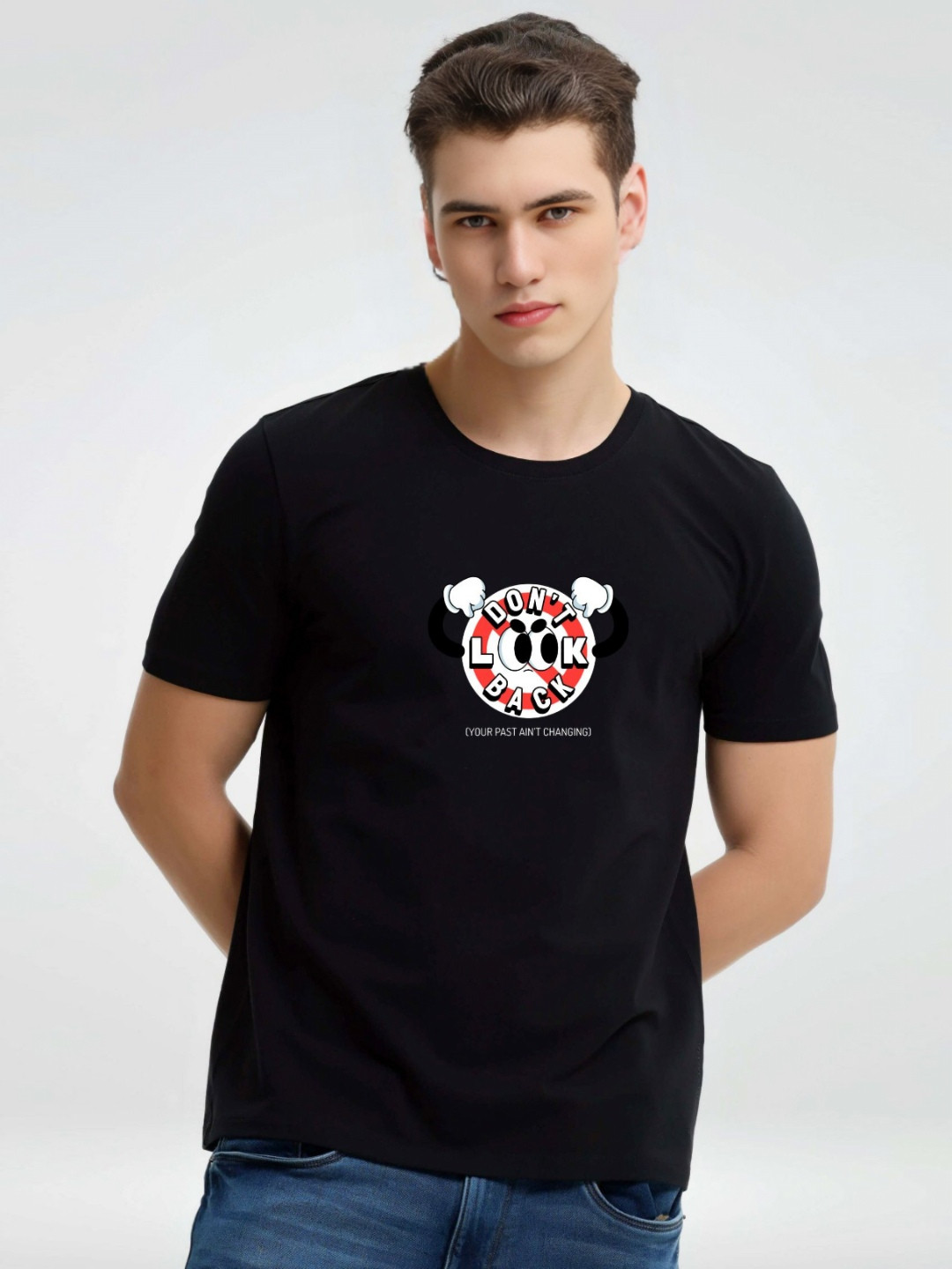 

Enciger Men Printed Pockets T-shirt, Black