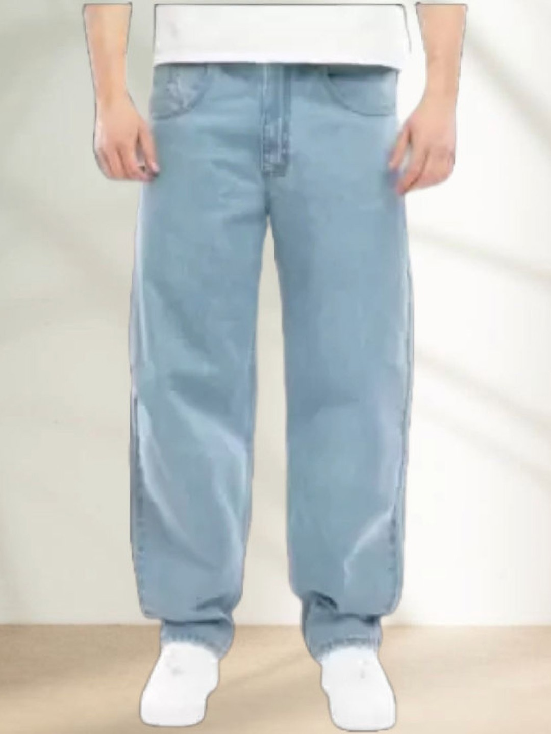 

LINARIA Men Cotton Classic Relaxed Fit Jeans, Blue