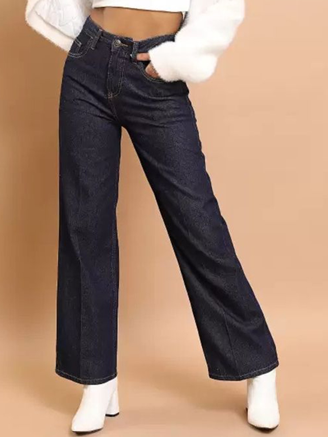 

LINARIA Women Classic Relaxed Fit Jeans, Blue