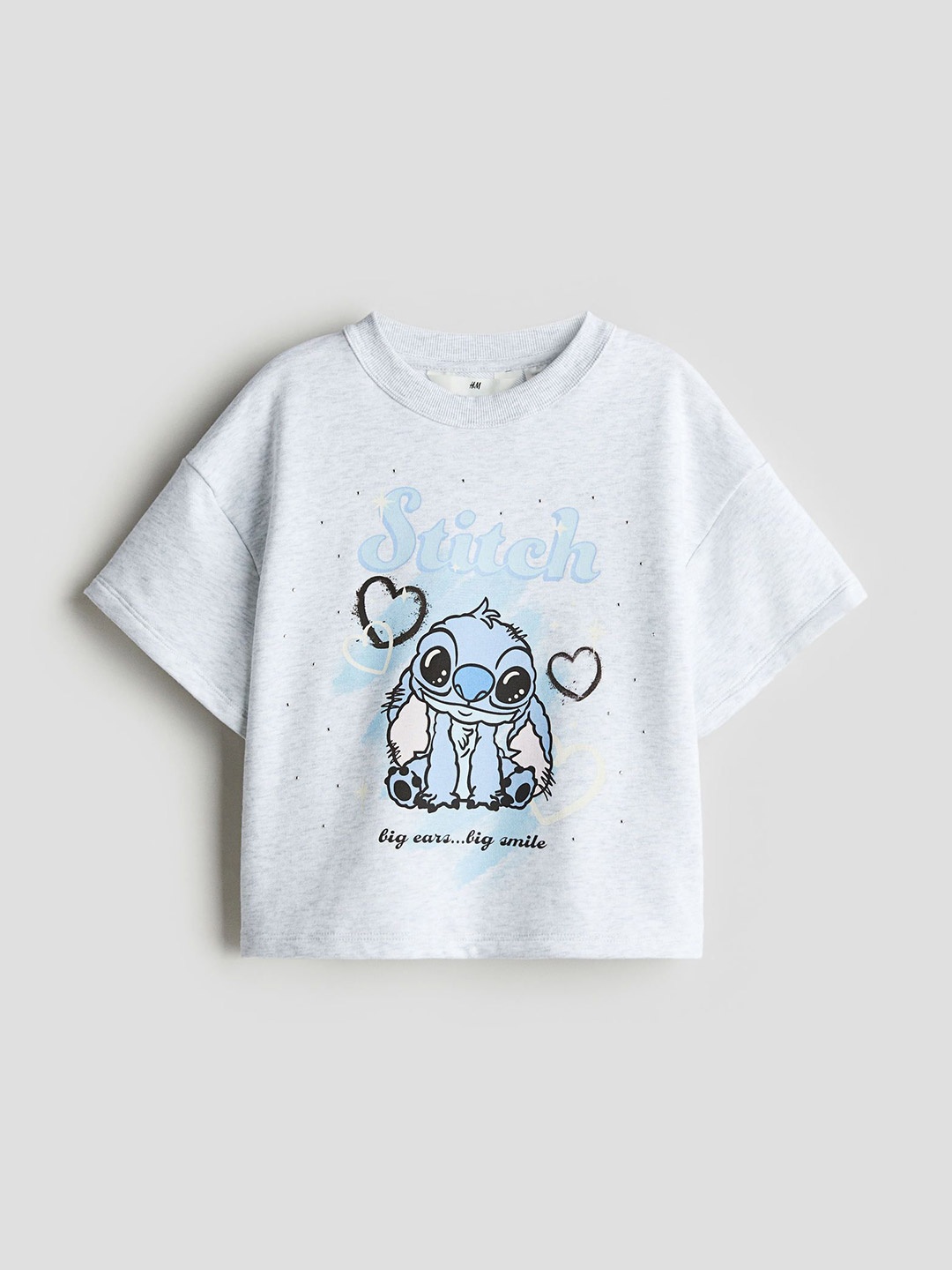

H&M Printed T-Shirt, Grey