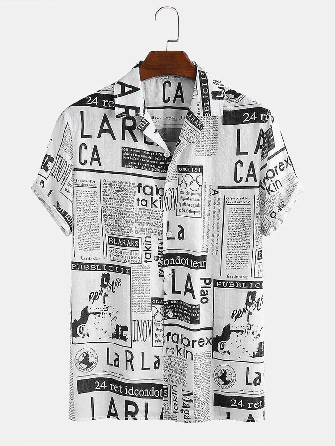 

Metronaut Men Opaque Printed Casual Shirt, Black