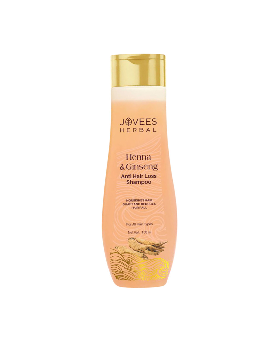 

Jovees Henna & Ginseng Anti Hair Loss Shampoo For Hair Growth - 150 ml, Pink