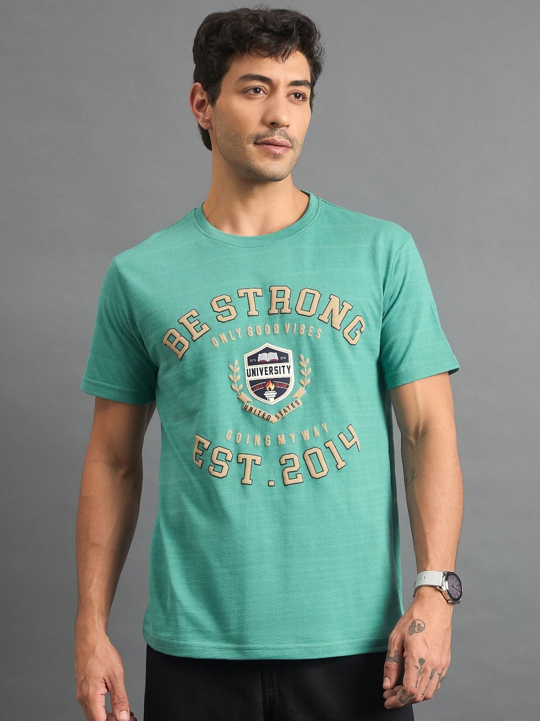 

SZN Men T-shirt, Sea green