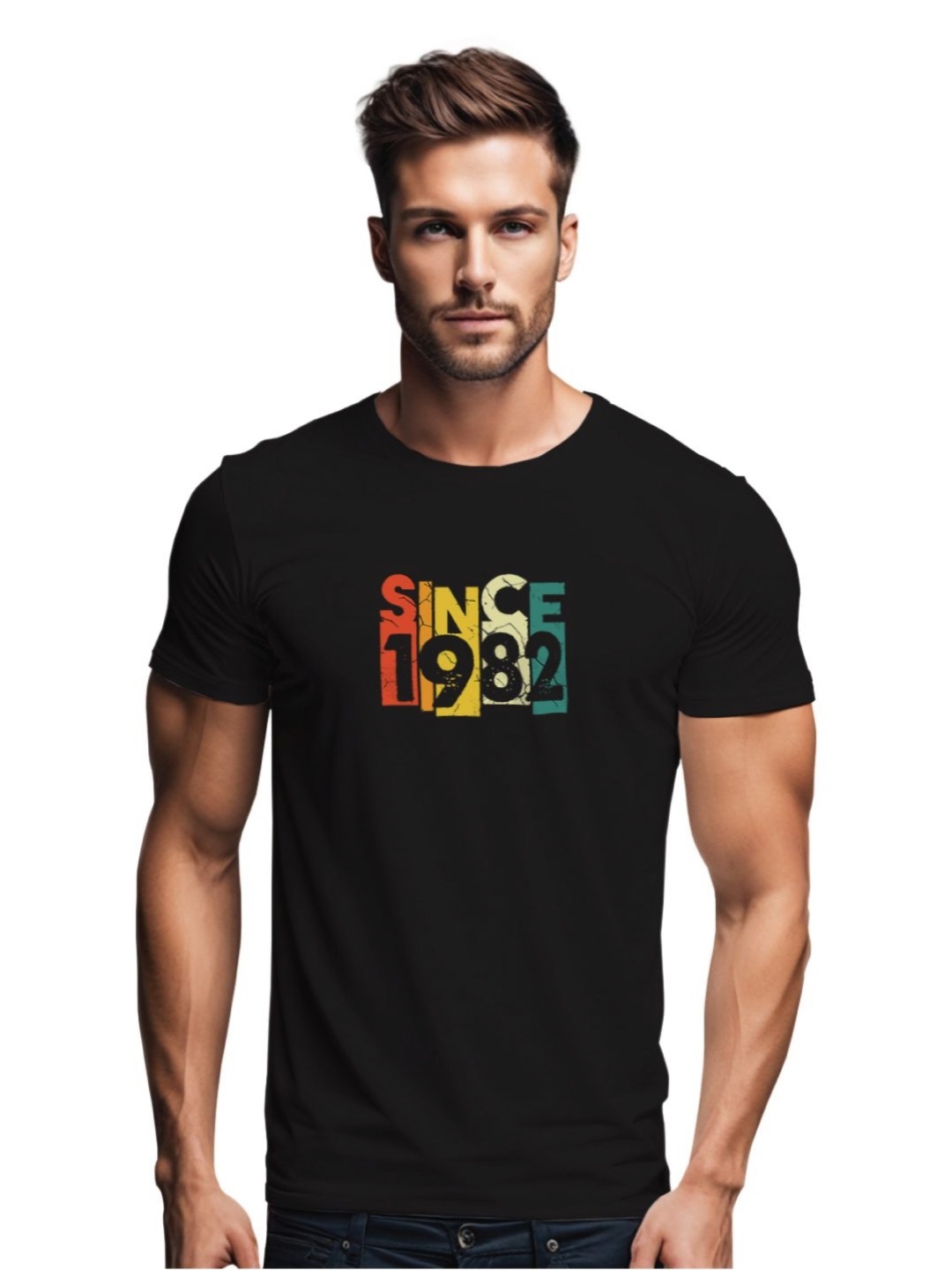 

Tantra Men Typography Printed T-shirt, Black