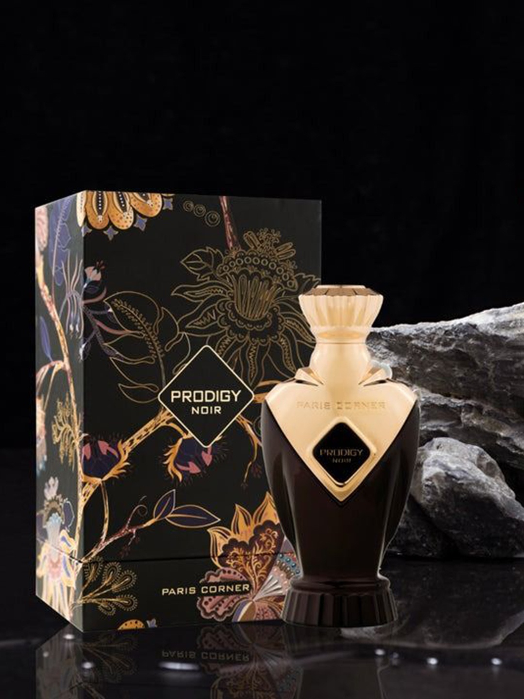 

Paris Corner Perfumes Prodigy Noir Long Lasting Eau De Parfum - 100 ml, Transparent