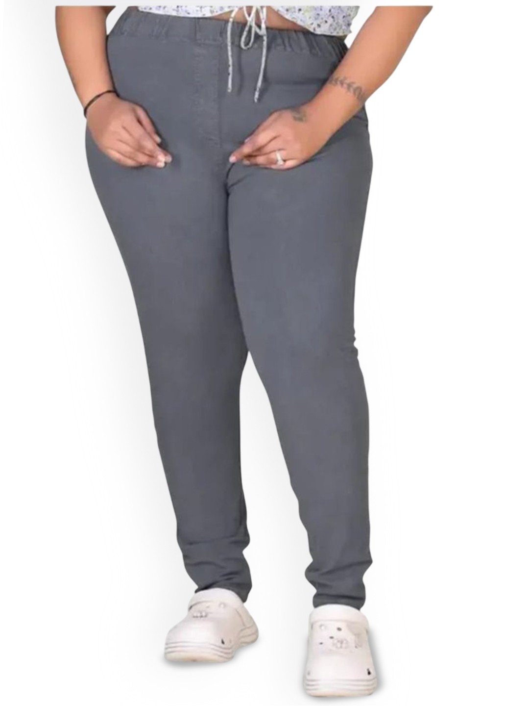 

OUTER WEAR AYAM EXPORTS Women Mid-Rise Highly Distressed Jeans, Grey
