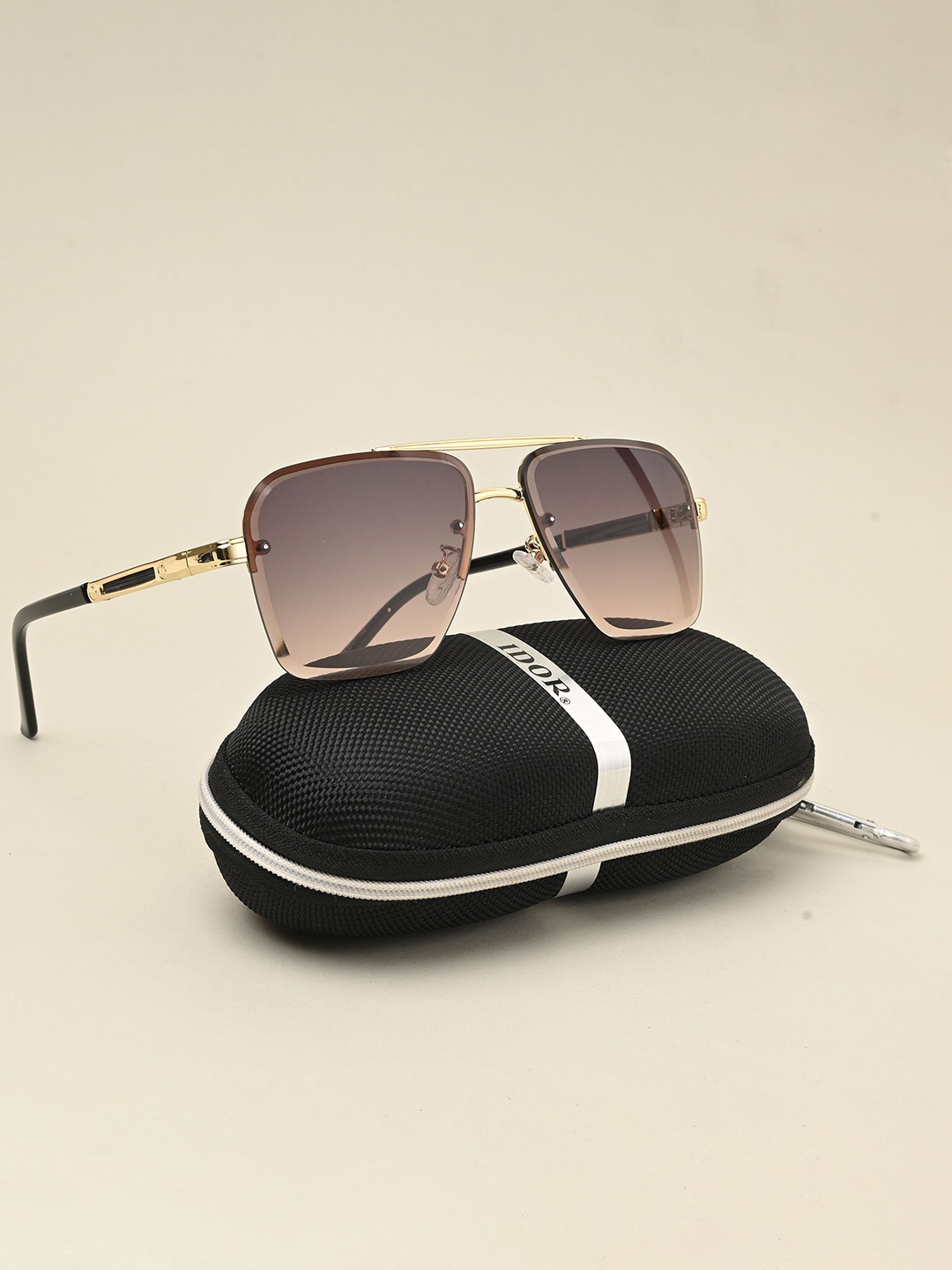 

IDOR Unisex Fashion Square Sunglasses with UV Protected Lens, Purple