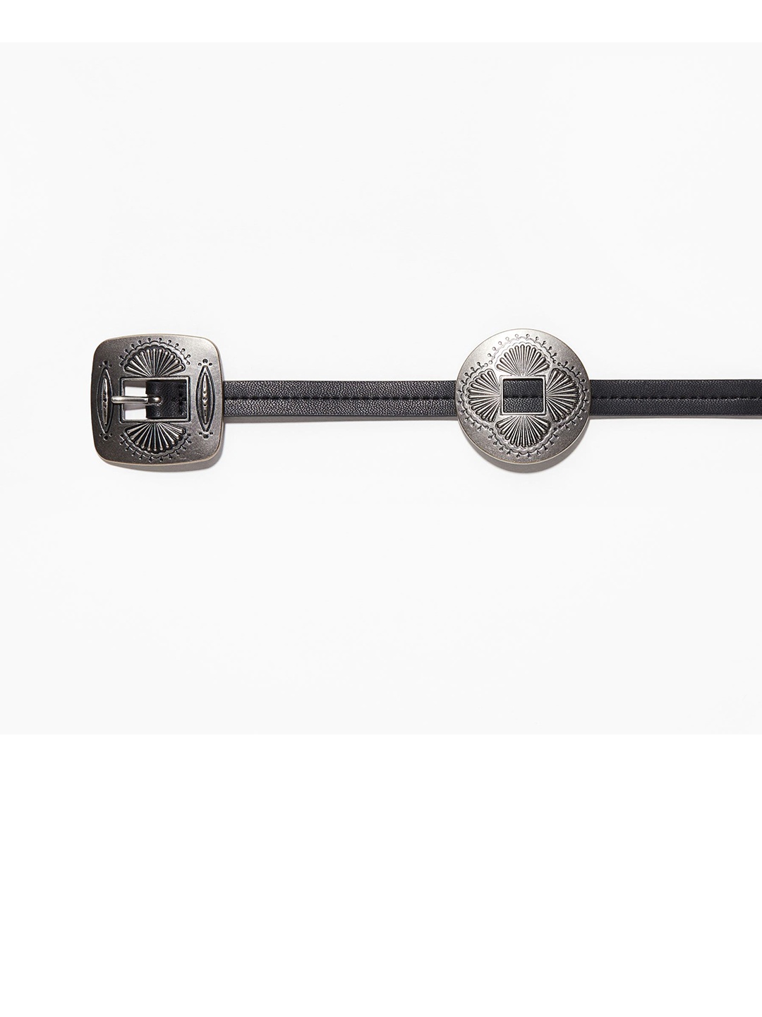 

H&M Women Metal-Detail Belt, Black