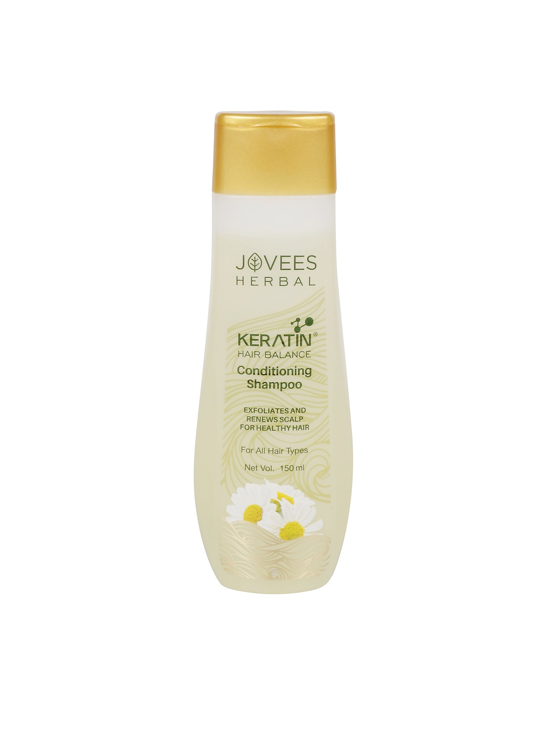 

Jovees Herbal Keratin Hair Balance Conditioning Shampoo For Renews Scalp - 150 ml, White