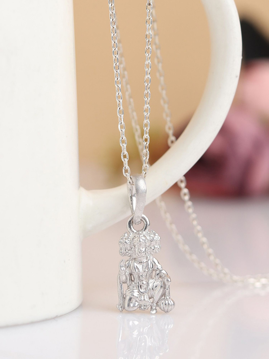 

Metronaut 925 Sterling Silver Panchmukhi Bajrangbali Ji Pendant