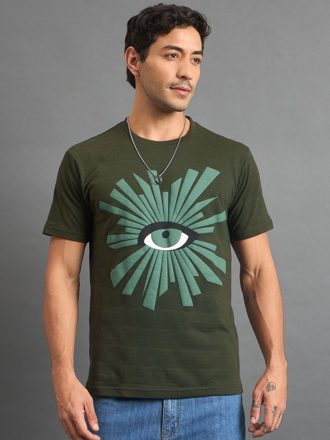 

SZN Men T-shirt, Olive