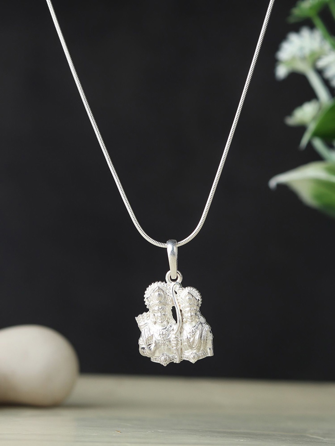 

Metronaut 925 Sterling Silver Lord Shiv Parvati Pendants