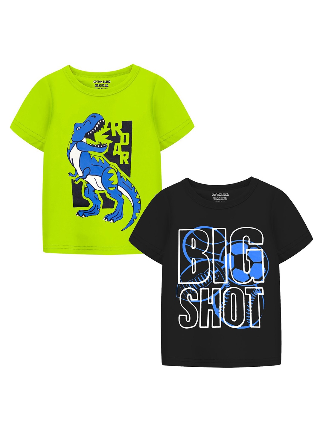 

Billion Boys 2 Printed Bio Finish Raw Edge T-shirt, Multi