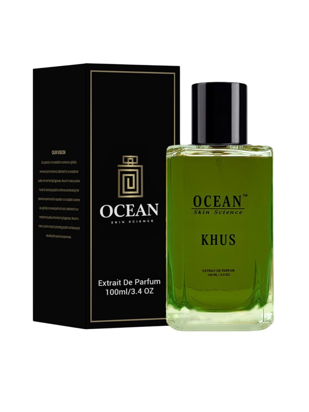 

OCEAN SKIN SCIENCE Unisex Khus Long Lasting Extrait De Parfum- 100 ml, Transparent