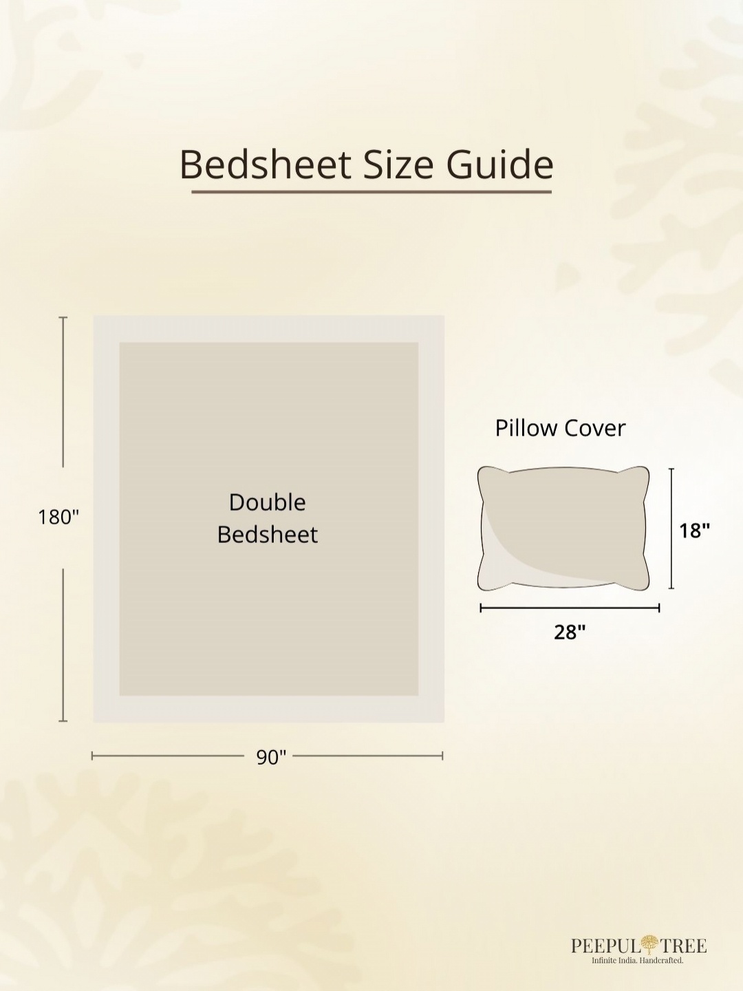 

Peepul Tree Cream & Orange Floral Printed Cotton 140 TC Queen Bedsheet Set 2.74 m x 2.28 m