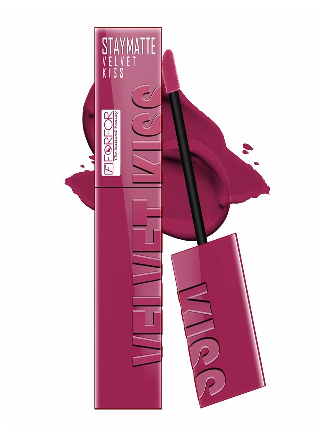 

FORFOR Velvet Kiss Water & Smudge-Proof Matte Liquid Lipstick 3.5 ml Shade-08, Pink