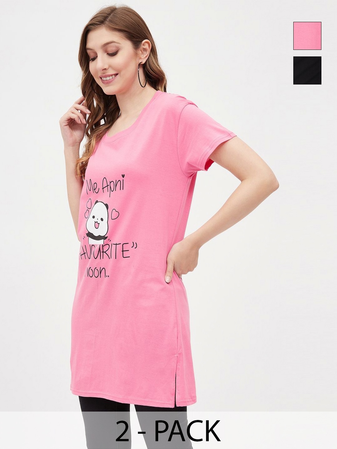 

Dreambe Women 2 Applique T-shirt, Multi