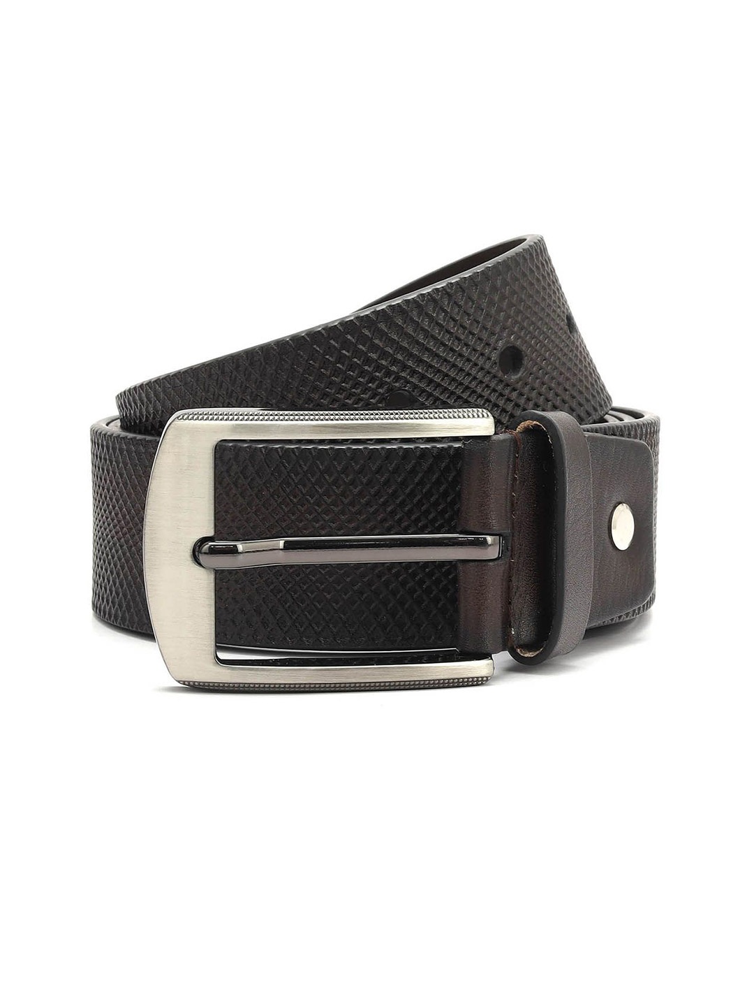 

Da Milano Men Leather Formal Belt, Brown