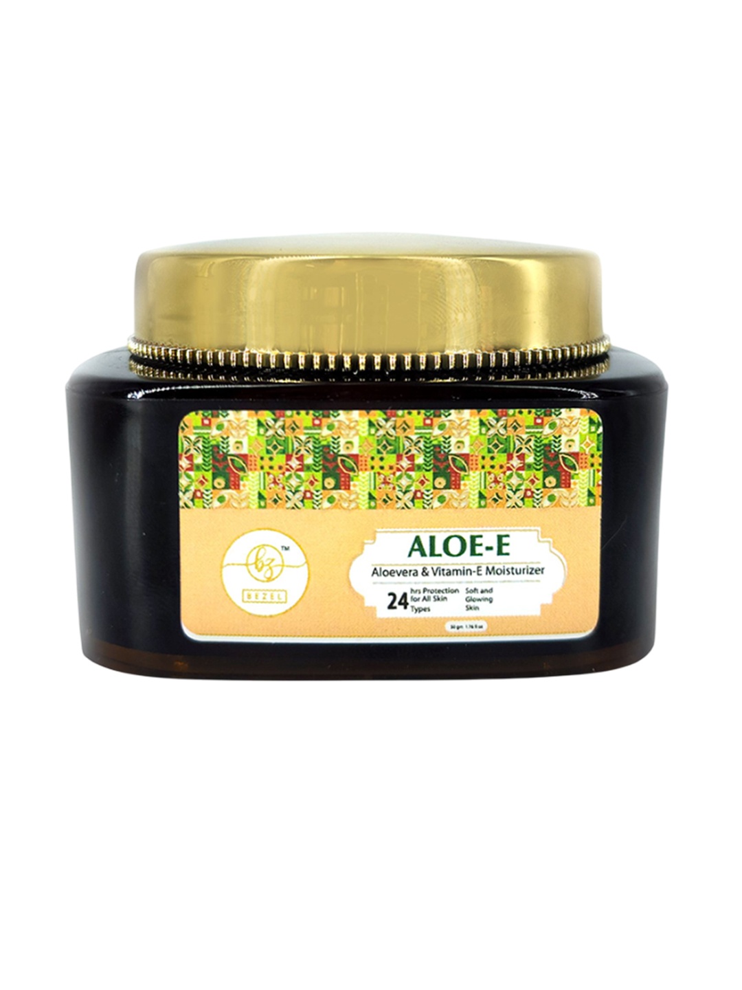

BEZEL COSMETICS Aloevera & Vitamin-E Moisturizer For Soft & Glowing Skin - 50 g, Black