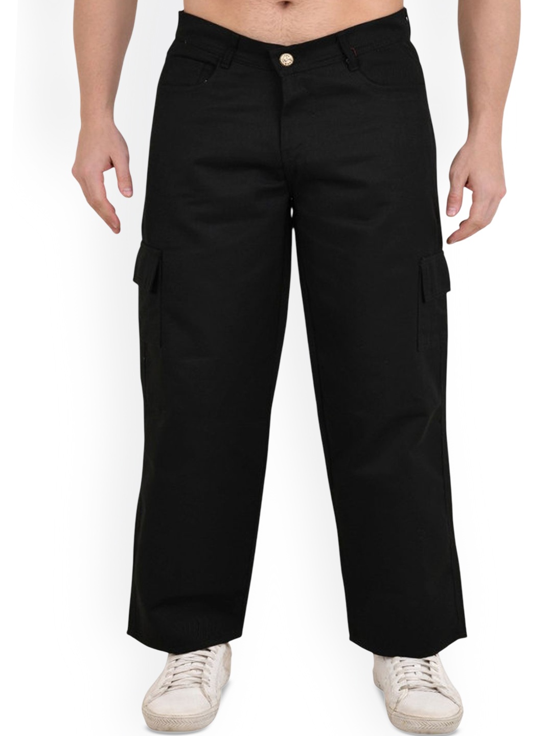 

LINARIA Men Classic Stretchable Boyfriend Fit Jeans, Black