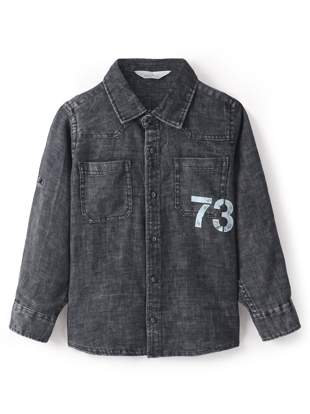 

Infinity Boys Tailored Fit Opaque Casual Shirt, Grey