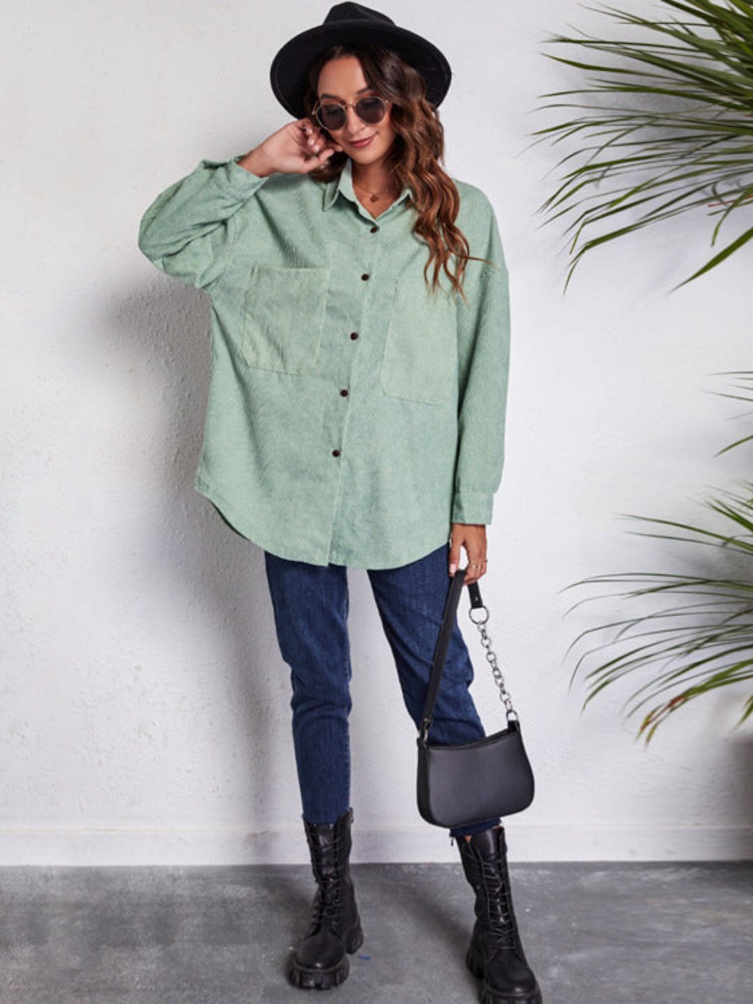 

Oh Rare Shirt Style Top, Green