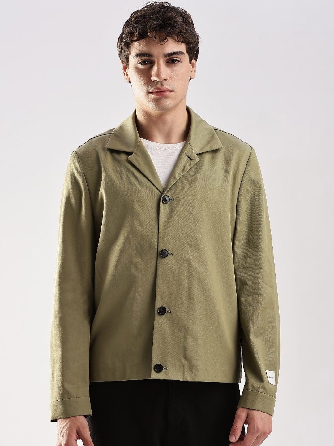 

Calvin Klein Jeans Men Camouflage Tailored Jacket, Green