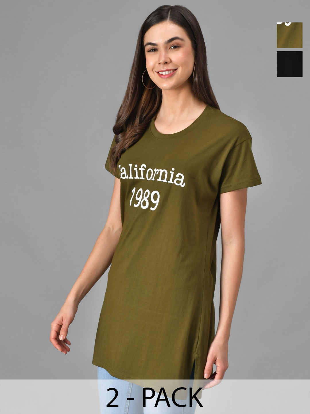 

Dreambe Women 2 Applique T-shirt, Multi