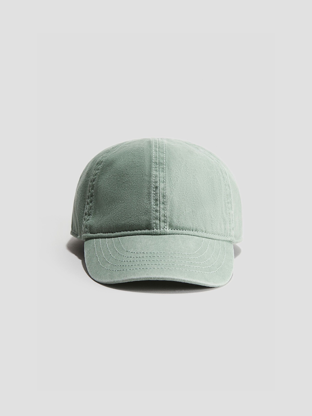 

H&M Boys Cotton Twill Baseball Cap, Green