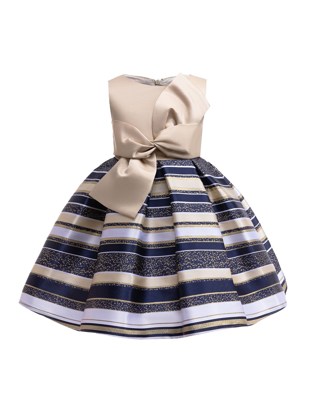 

StyleCast x Revolte Girls Applique Balloon Dress, Blue