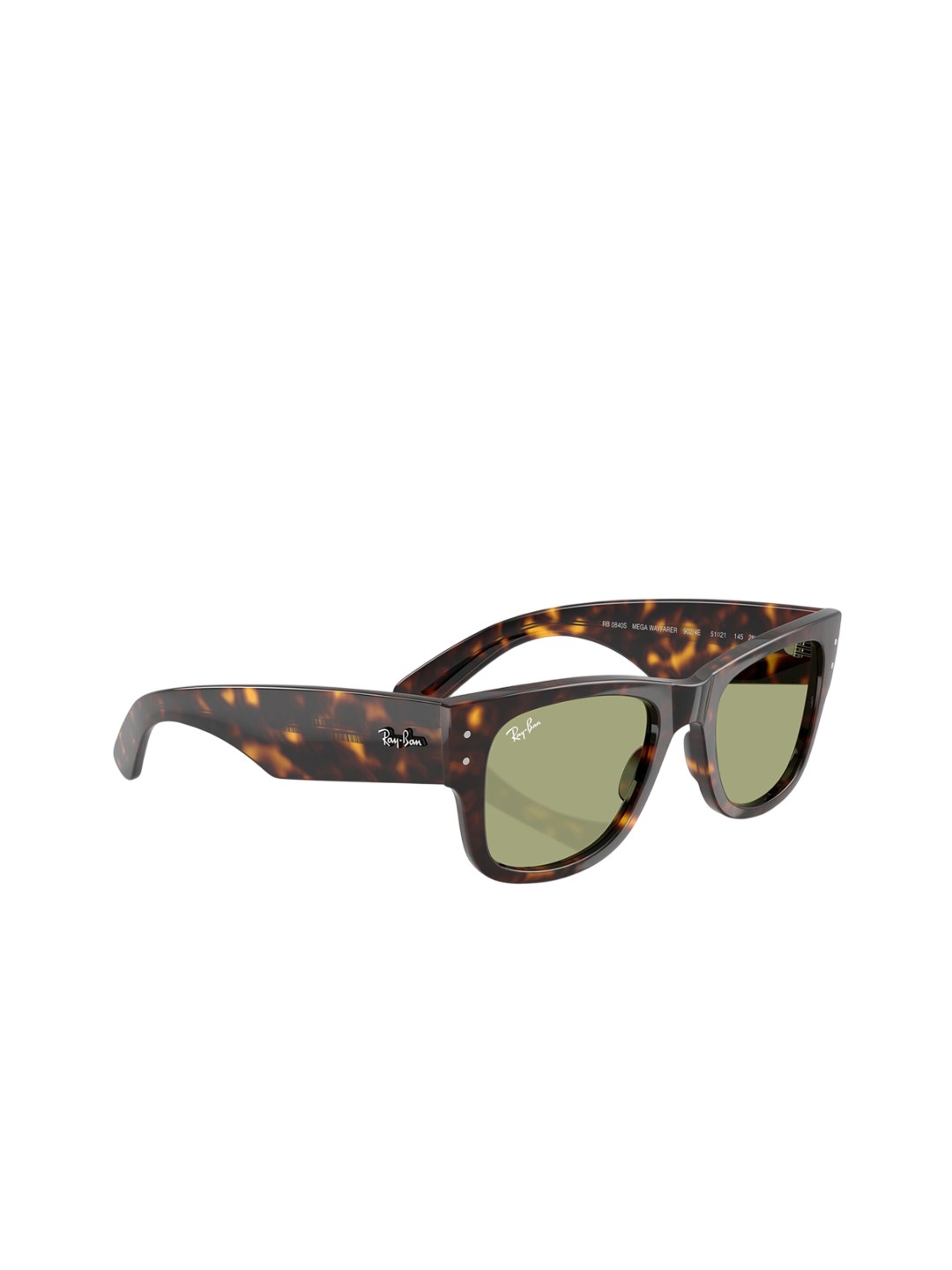 

Ray-Ban Unisex Square Sunglasses with UV Protected Lens 8056262484739, Green