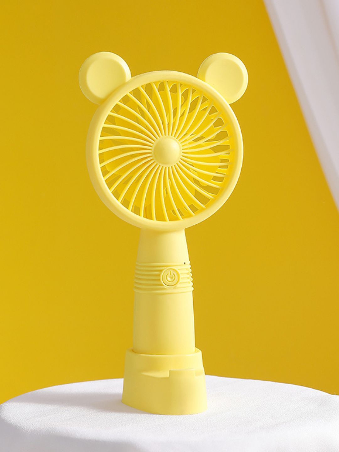 

MZ M3 Portable Rechargeable Usb Fan, Yellow