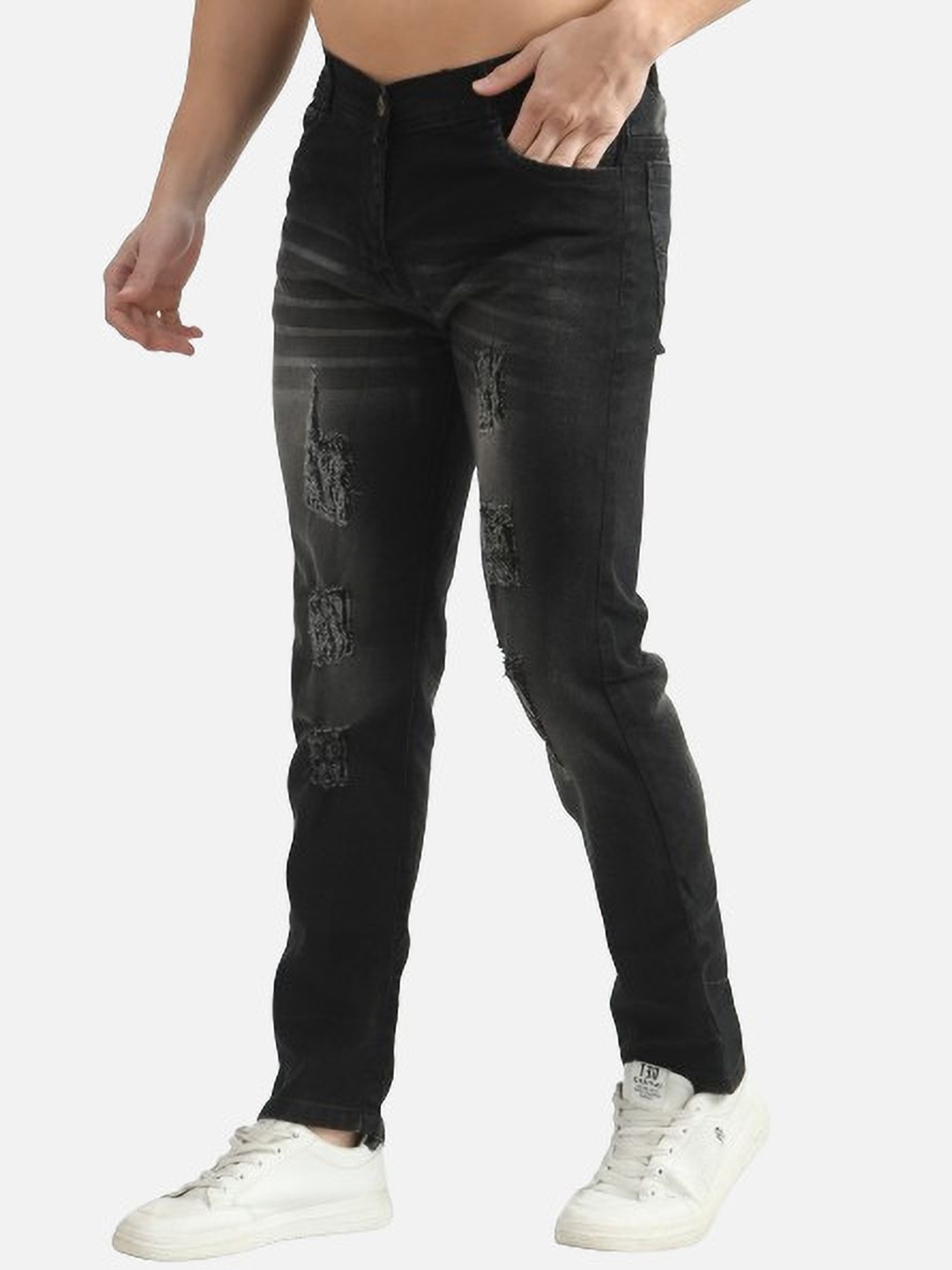 

LINARIA Men Classic Slim Fit Jeans, Grey