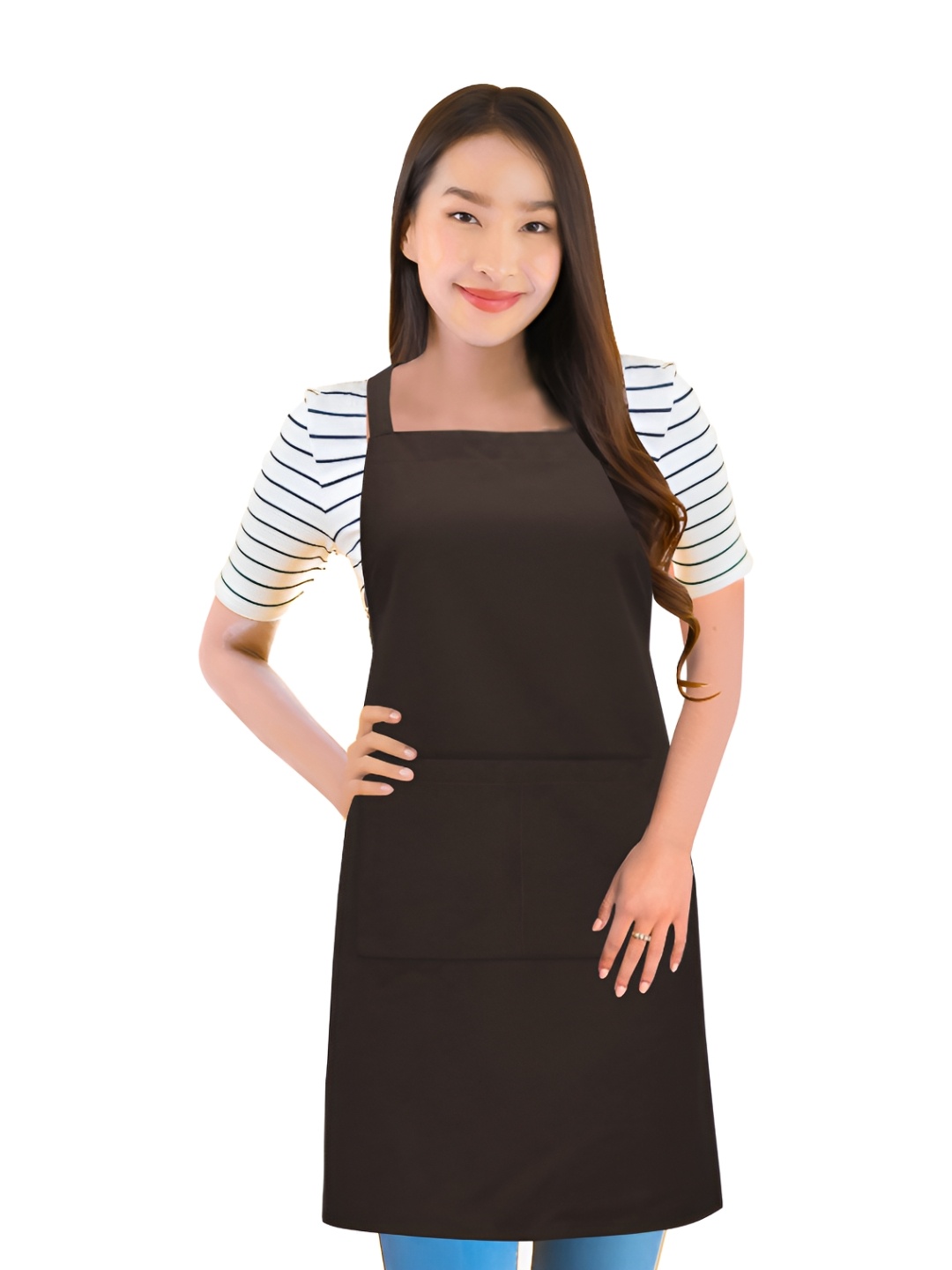 

HOME COLORS.IN Brown Cotton Water Resistant Apron