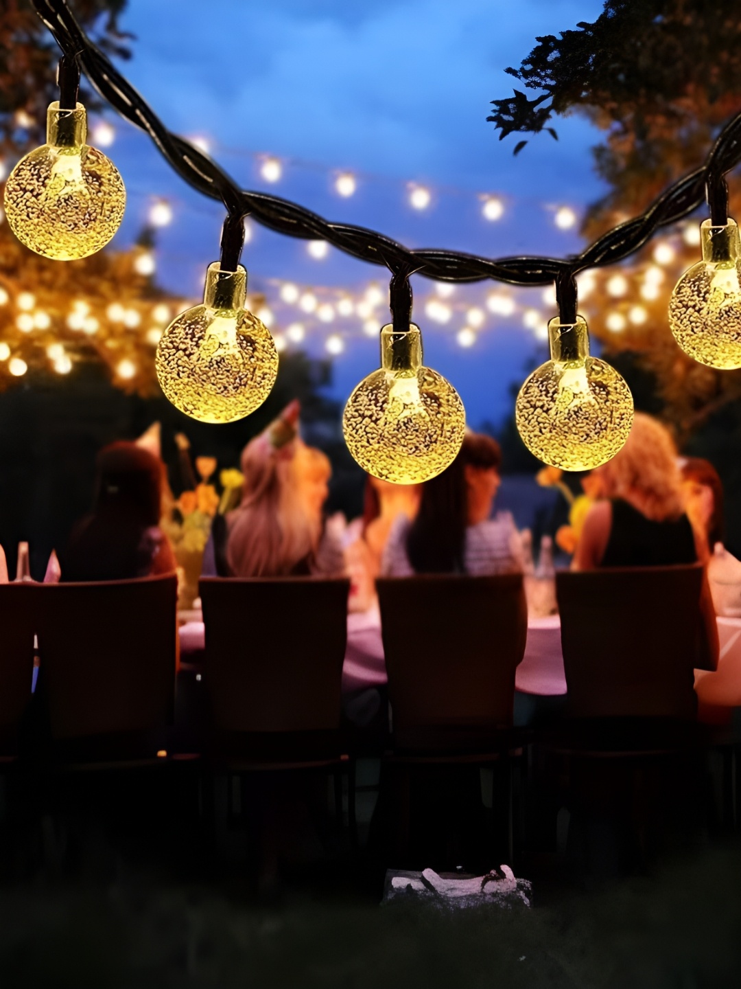 

XERGY White Moon Shape String Lights