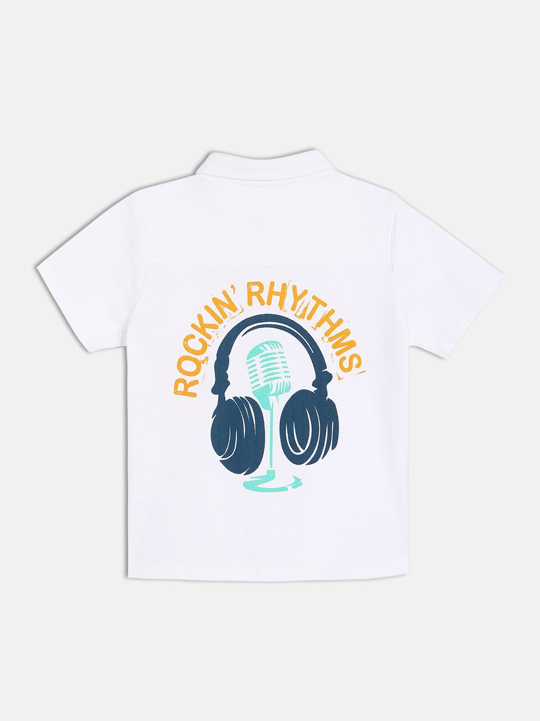 

MINI KLUB Boys Opaque Casual Shirt, White