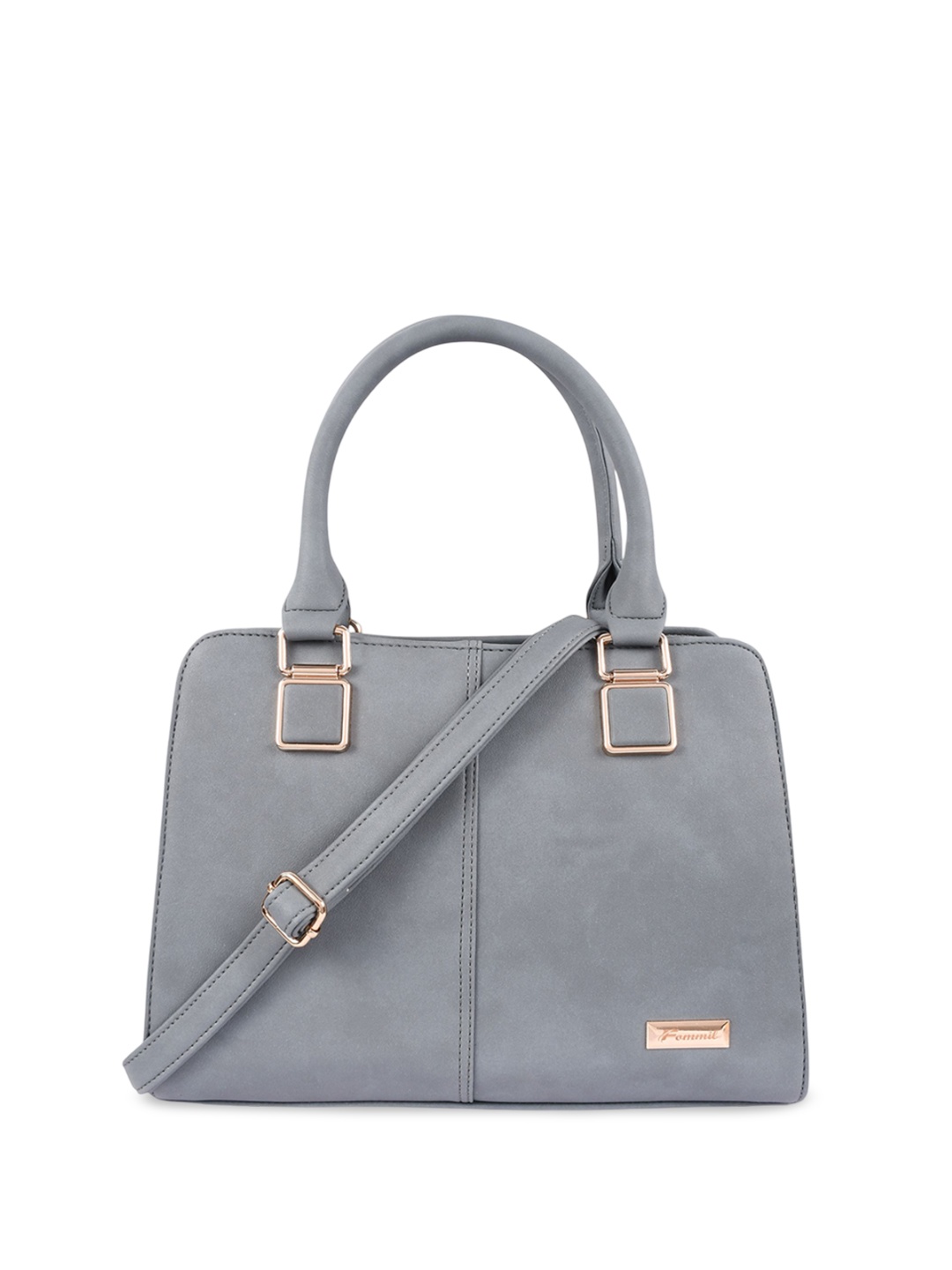 

FOMMIL PU Shoulder Bag, Grey