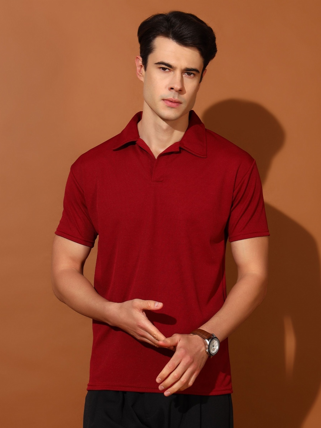 

Christy World Men Polo Collar Pockets T-shirt, Multi