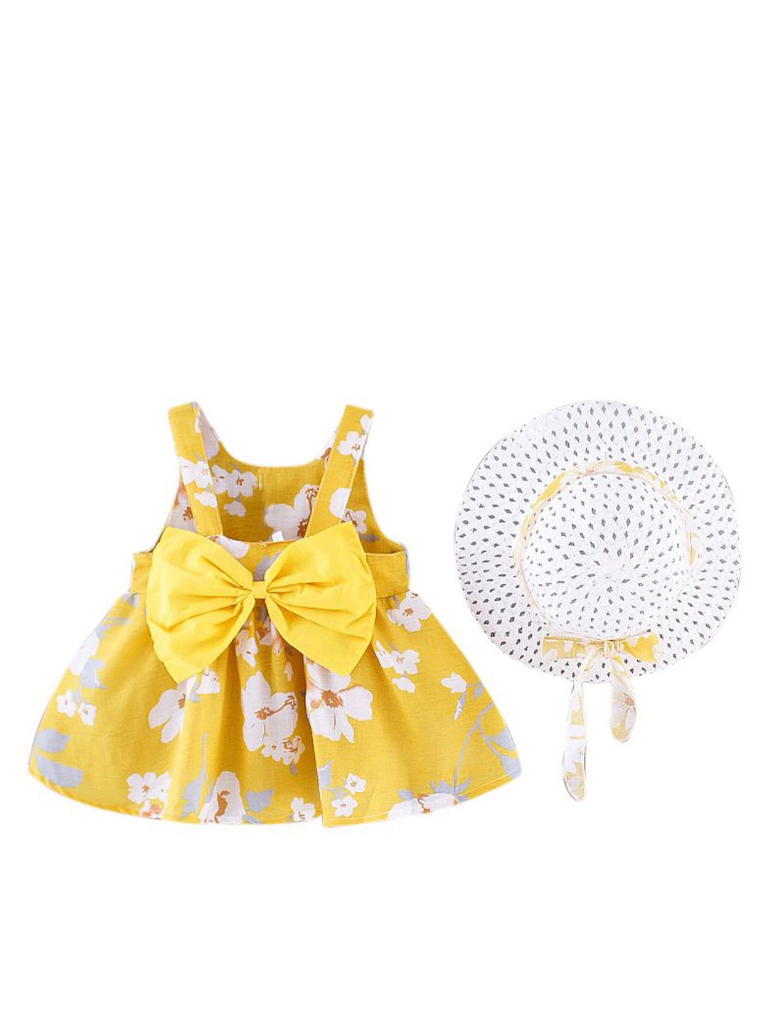 

StyleCast x Revolte Girls Floral Print A-Line Dress, Yellow