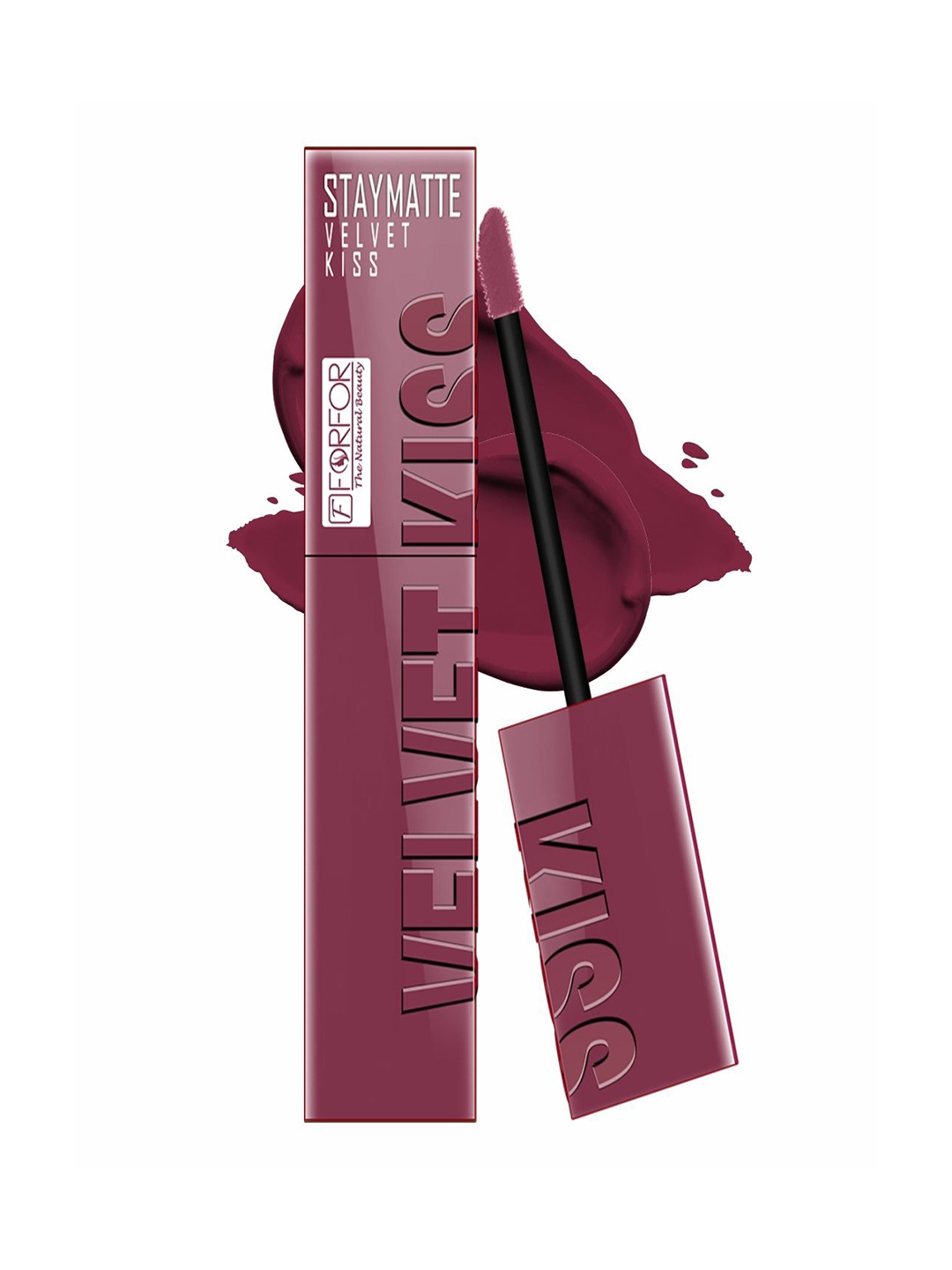 

FORFOR Velvet Kiss Water & Smudge-Proof Matte Liquid Lipstick 3.5 ml Shade-04, Mauve