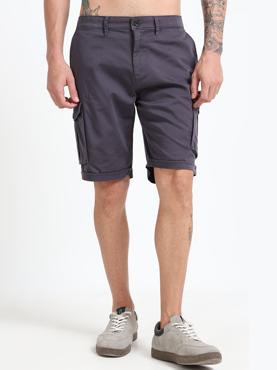 

RIGS AND RAGS Men Outdoor Cargo Shorts, Grey