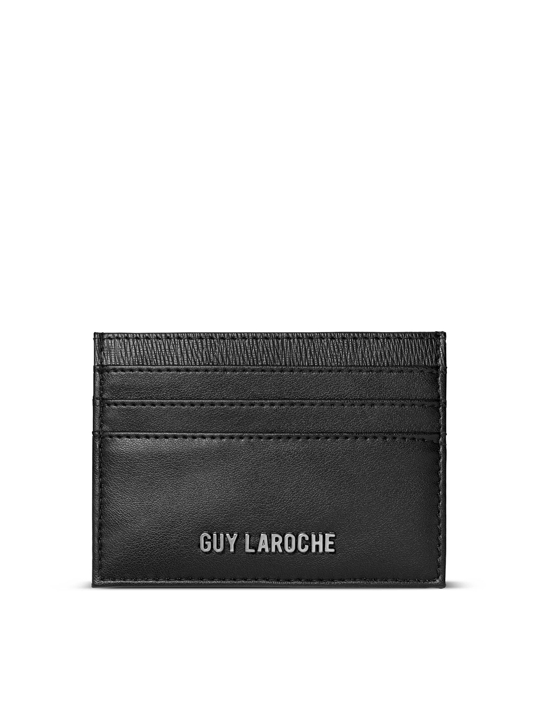 

Guy Laroche Men Leather Card Holder, Black